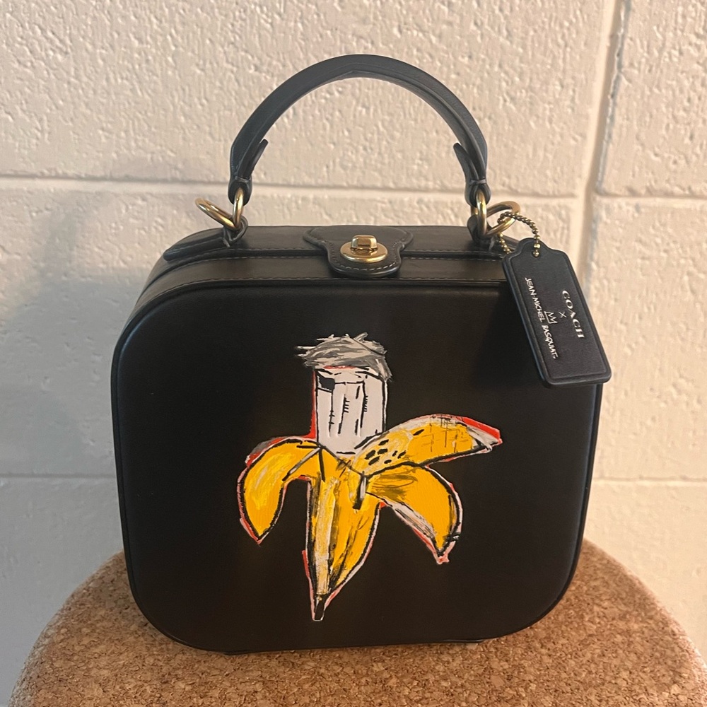 Coach X Jean-Michel Basquiat box bag NWOT